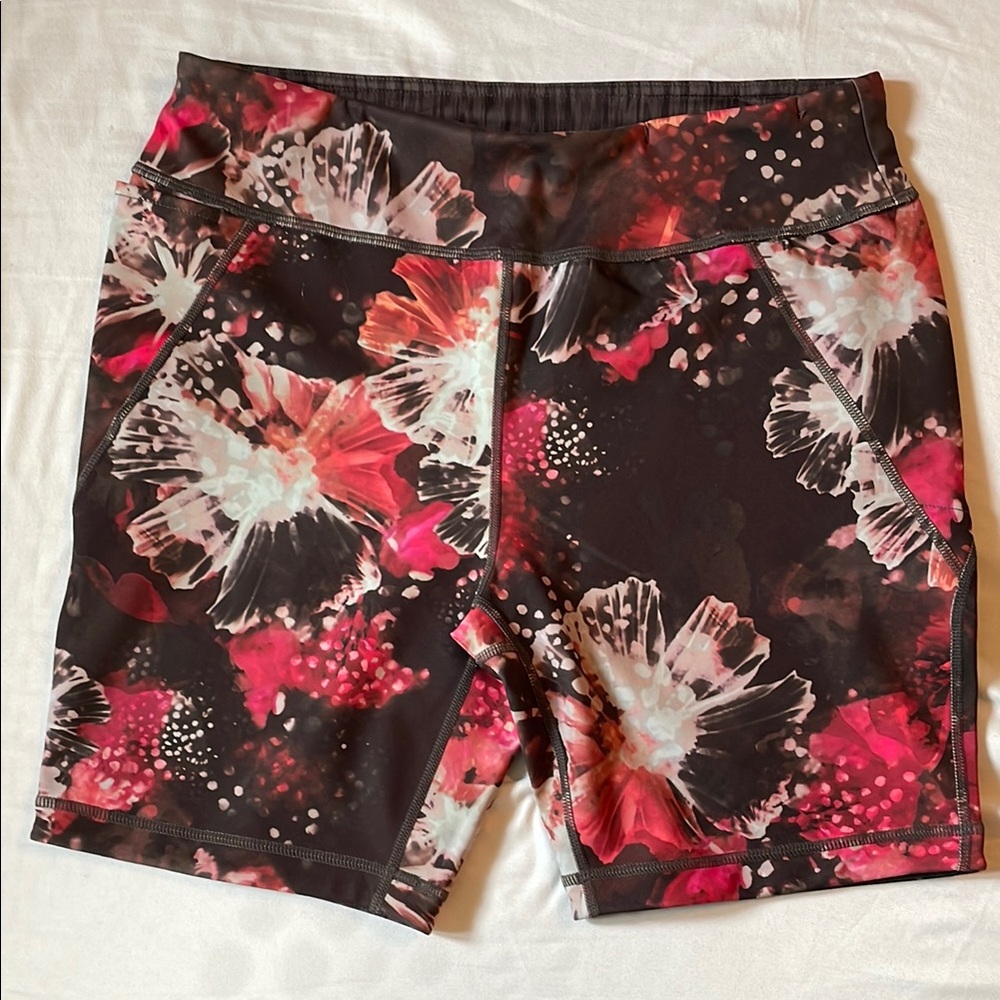 Title nine Black and Red Athletic Shorts for Performance